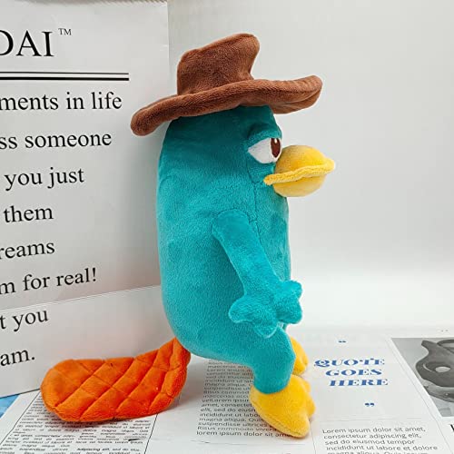 Itpz NO Perry The Platypus Plush, Platypus Plush Toy For Cartoon Fans Gift,Beautiful Platypus Stuffed Plushies Doll,Soft Stuffed Pillow For Kids' Room Decor thumb #3