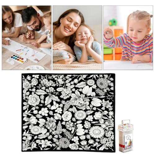 Couverture à colorier lavable pour éviter les dessins sur les murs du salon - 5