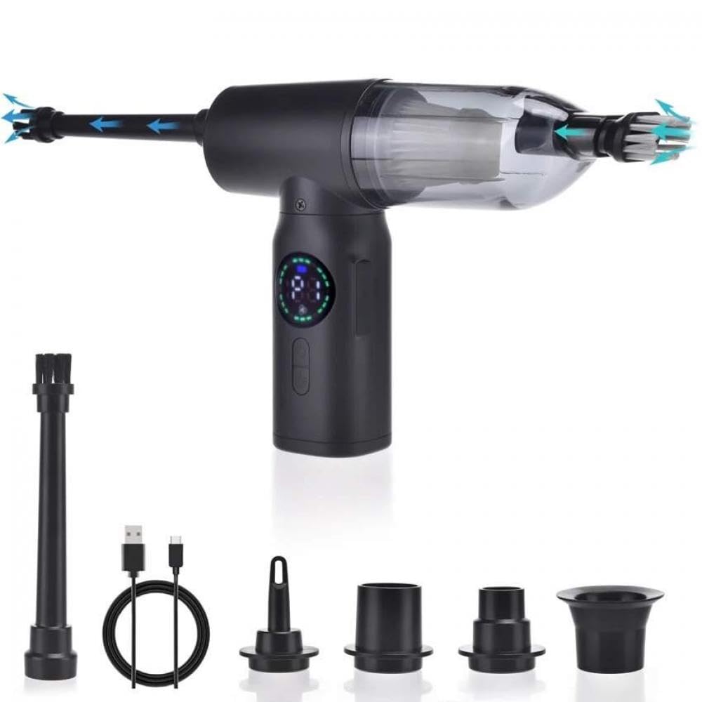 Aspirateur souffleur d'air 2 en 1 sans Fil 7500mAh Compatible avec Ordinateur à Clavier