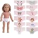 ZWSISU Lot 10pcs Underwear for American 18Inch Girl Doll,Doll Accessories
