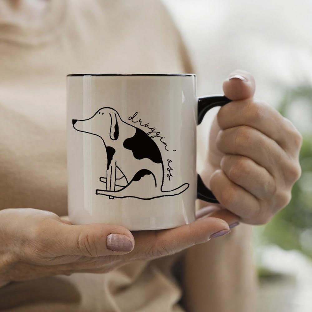 Funny Draggin Dog Coffee Mug Dogs Lovers Dog Owner Gift, Veterinary Medicine Appreciation Gifts for Women Men, Practitioner Animal Doctor Coffee Mug 11oz - Image 6