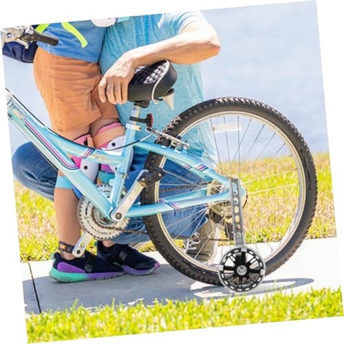 Ruedas de Entrenamiento para Bicicleta SHERCHPRY con Luz LED, Estabilizadores de Repuesto Resistentes al Desgaste para Bicicletas, Ruedas Auxiliares Silenciosas para Principiantes miniatura 5