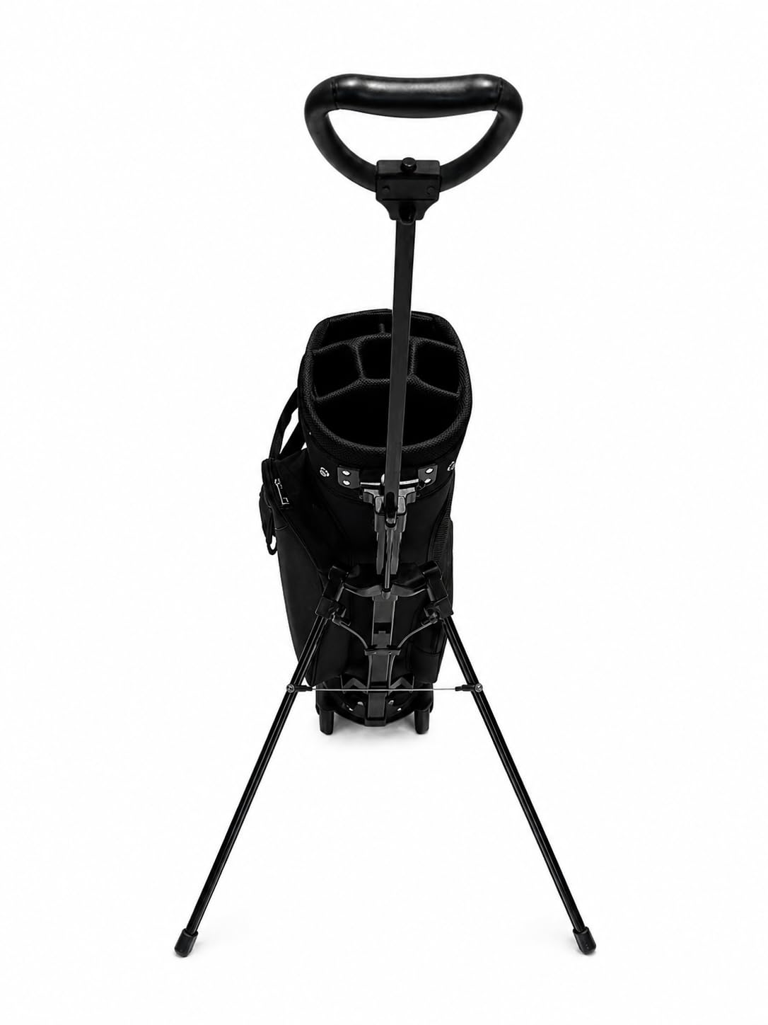 Golf Hybrid Tasche mit integriertem Trolley (Schwarz)