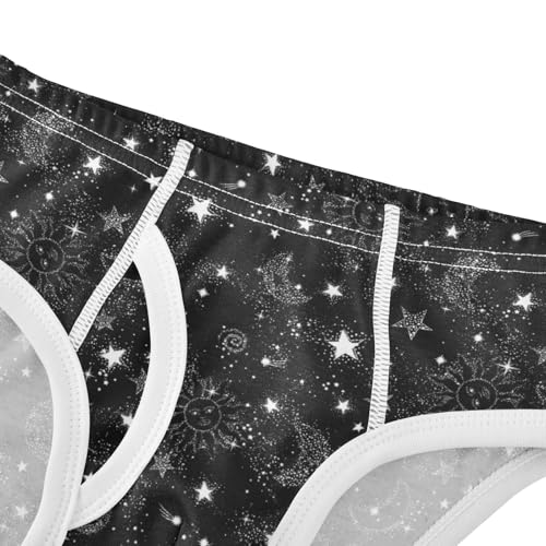 Boys' Exclusive Briefs Toddler Underwear 95% Combed Cotton Boxerbriefs 2T Starry Night Pattern 484