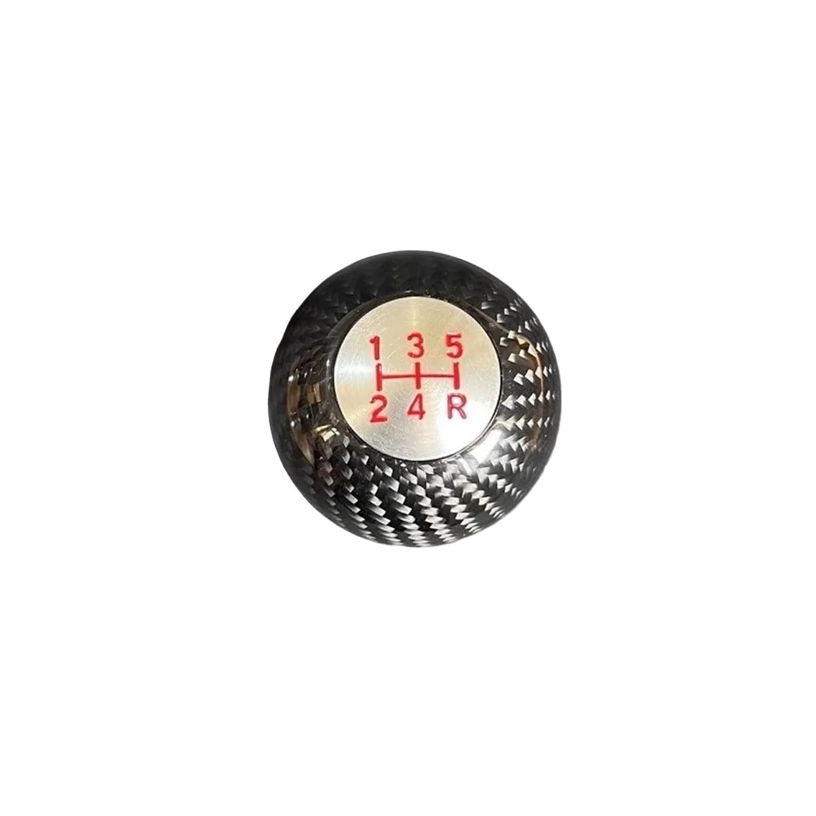 DWTNMEX Gear Shift Knob for Mazda for MX5 for MX-5 5 6 Speed Real Carbon Fiber Gear Shift Knob Ball Head(BR5speed)