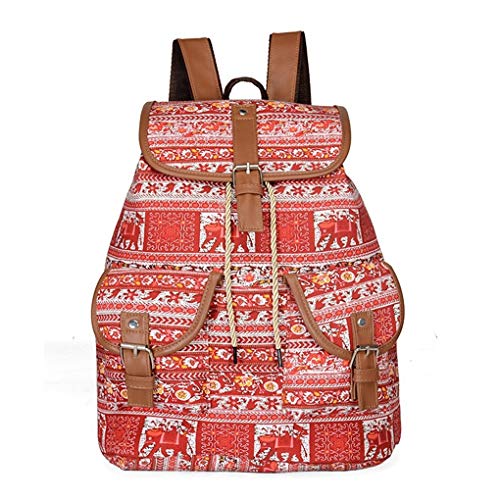 elephant print backpack
