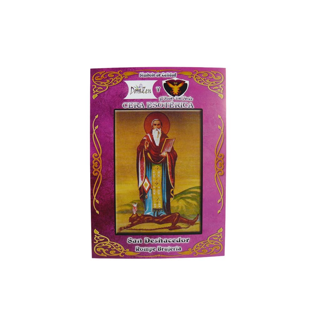 DORAZEN Velón Herbóreo San Deshacedor - Ritual para Romper brujerías y Eliminar energías negativas - Las Velas de Mariano