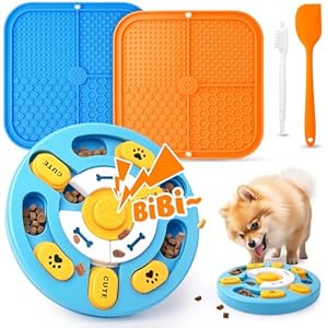Advanced Dog Puzzle Toys for IQ Training & Mental Stimulation,Dog Lick Mat with Suction Cups for Anxiety Relief and Keeping Them Busy