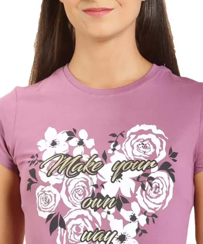 Image of Lyra Women's Cotton Regular Fit T-Shirt