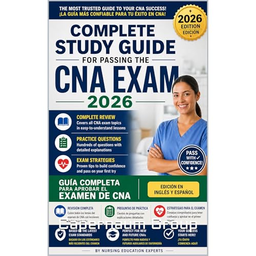 Complete Study Guide for Passing the CNA Exam 2026 English and Spanish Edition Audiobook By Capernaum Group cover art