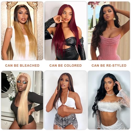 16A Raw Human Hair Bundles 100% Burmese Virgin Straight Bundles Human Hair, Sliky Boutique Extensions, Can Be Dyed and Restyled, Full Ends, Vertical Smooth (18 20 22 24) - Image 5