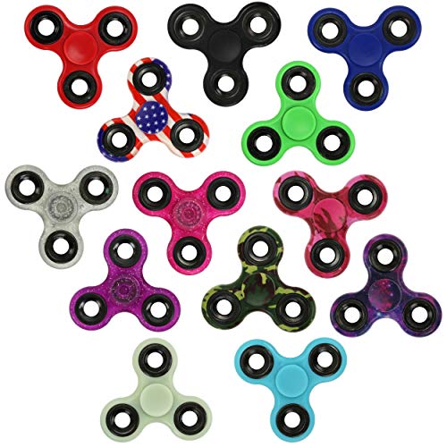 Iconikal Fidget Spinner Bulk Assortment Set, 24-Pack