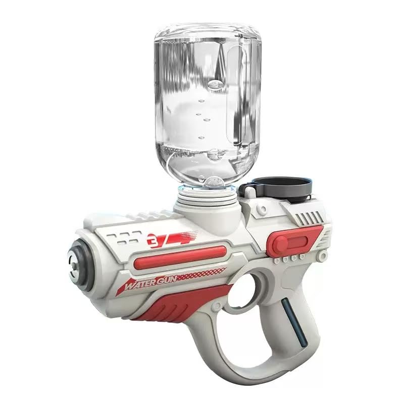 Electric Water Gun, High Capacity Automatic Water Gun, Summer Outdoor Beach and Pool Party Water Guns Toy for Kids Adults (red)
