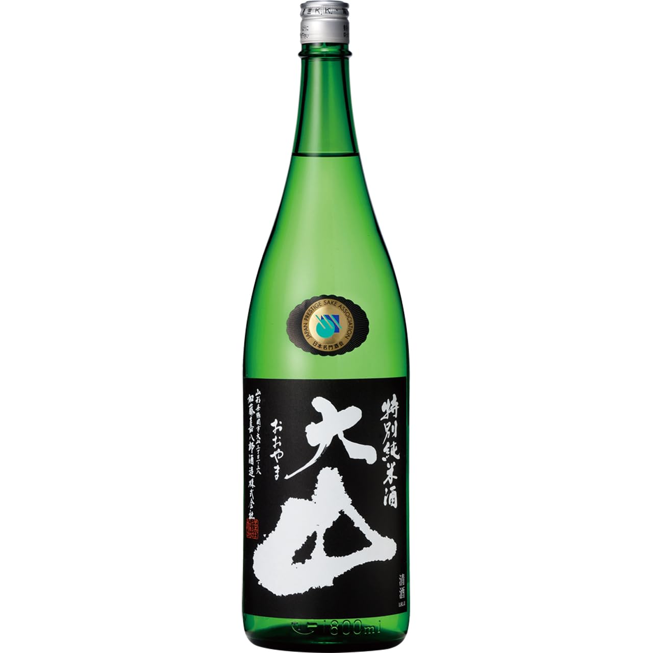 Amazon.co.jp: 【日本酒】大山(おおやま)特別純米 1800ml : 食品・飲料