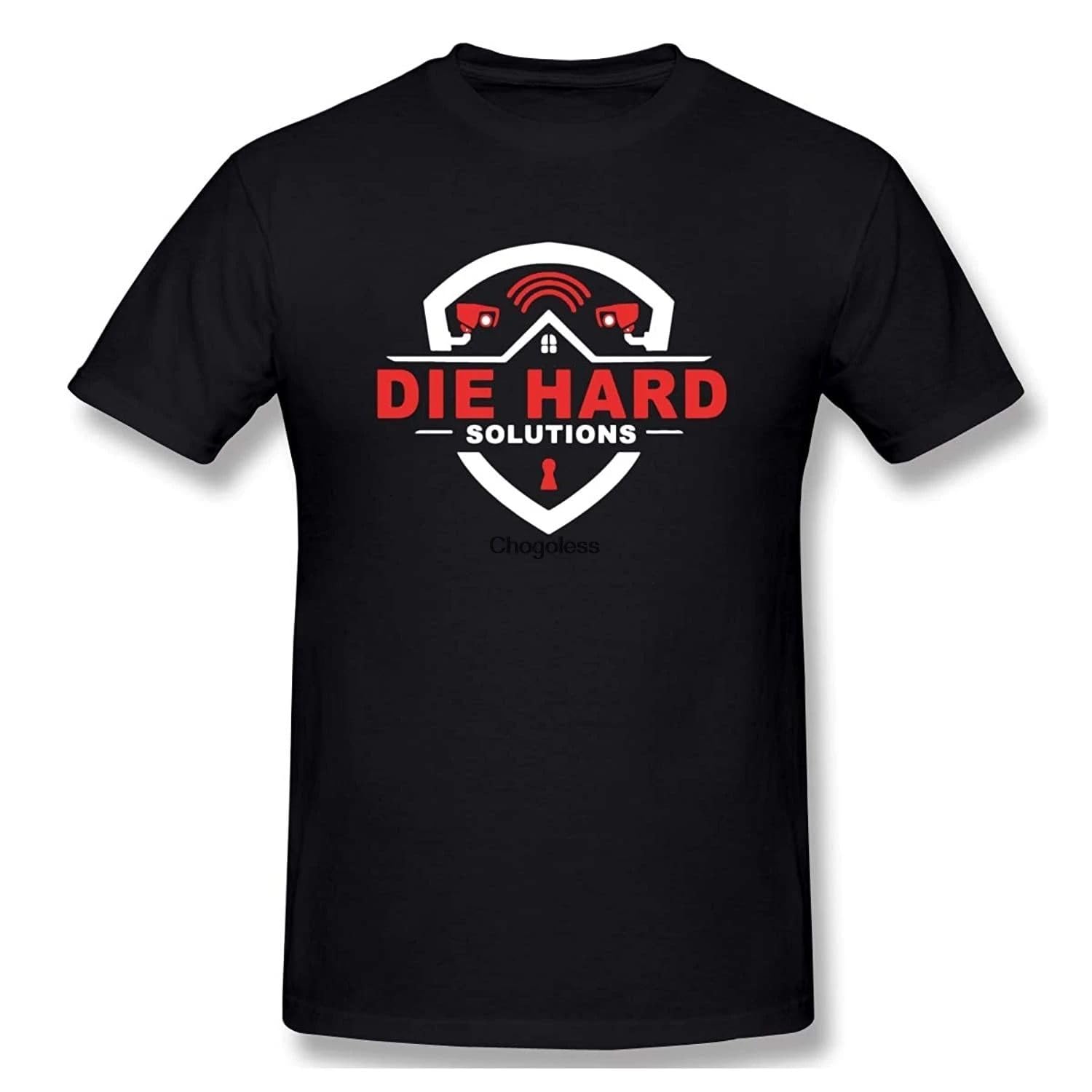 KAISUOJohnnyKJayTee-Men-Die-Hard-Art-Logo-T-Shirt-with-Men-s-Black-Short-Sleeve Black
