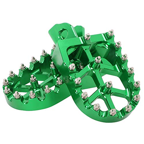 Image of Motorcycle Foot Pegs Footpeg Foot Rest Pedal CNC for KLX230 KLX230R KLX230S 2020-2023 KLX150L 2014-2021 KLX150BF 2017 Green
