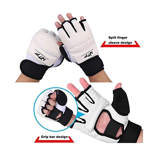 Taekwondo-Sparring-Gloves-Hand-Foot-Gear-Protectors-GuardsWTF-Half-Finger-Value-Set-for-Boxing-Kickboxing-MMA-Martial-Arts-Karate-TKD-Premium-Wrist-Wraps-Ankle-Support-Fit-Men-Women-Kids-Training Taekwondo Sparring Gloves Hand Foot Gear Protectors Guards,WTF Half Finger Value Set for Boxing Kickboxing MMA Martial Arts Karate TKD, Premium Wrist Wraps Ankle Support Fit Men Women Kids Training