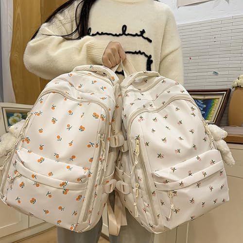 Large Capacity Backpack Casual Daypacks Student Bag Aesthetic Backpack Simple Rucksack Travel Bag for Teens Girls4