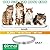 Cat Flea and Tick Collar, Flea Treatment Cat 4Pcs, for 24-month protection and treatment of fleas and ticks on cats at least 12 weeks of age Waterproof Adjustable Cat Flea Collar