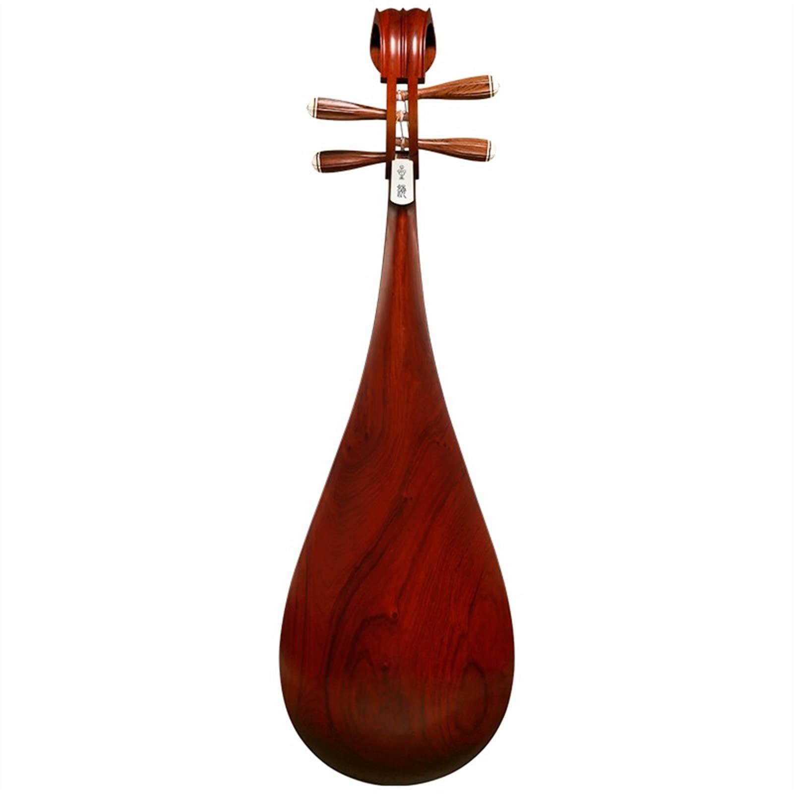 FLFL Hartholz Chinesische Lute Pipa Musical Instrument Straußs Dalbergia Material Blumen Blühen Rich Kopfschmuck Test Grade Säure Zweig Holz Pipa