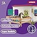 Schleich Horse Club - 85 PC Tack Room Stable Extension Toy Playset with Rider Sarah Action Figure, Horse Figurine and Accessories for Girls and Boys - Interactive, Realistic Kids Toys Ages 5+ | 42591