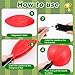 Jenaai 18 Pcs Sports Kickball Set Includes Playground Ball 5 Rubber Throw Down Bases Ball Pump Scoreboard Net Bag 10 Foul Line Cones for Adults Playground Backyard Game (10 Inch,Red)