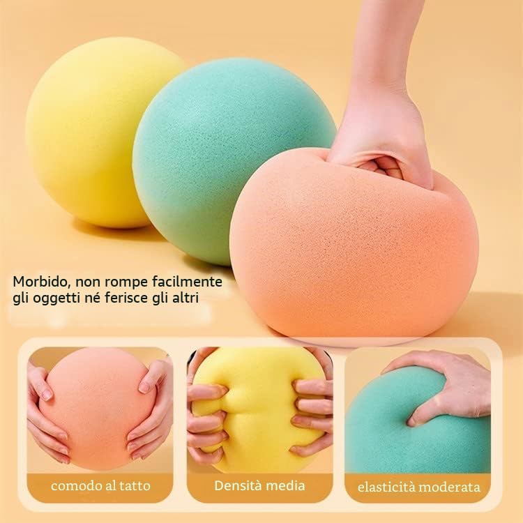 Aiyouwei 18 cm - Balle en Mousse Souple et Silencieuse - Balle Éponge - Activités Intérieures - Kickball, Dodgeball Aiyouwei 18 cm - Balle en Mousse Souple et Silencieuse - Balle Éponge - Activités Intérieures - Kickball, Dodgeball