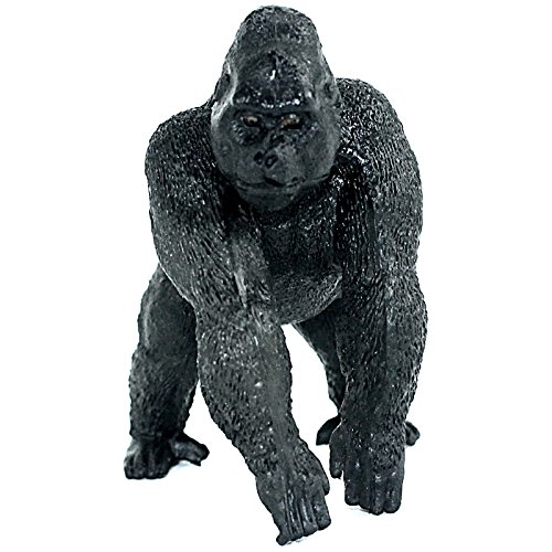 FUNSHOWCASE African Jungle Animals Female Gorilla Toy Figure Realistic Plastic Figurine Height 3.1-inch