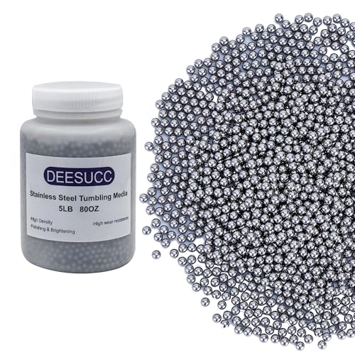Support de culbutage en acier inoxydable 2,3 kg pour polir les bijoux fins Beads-1/8