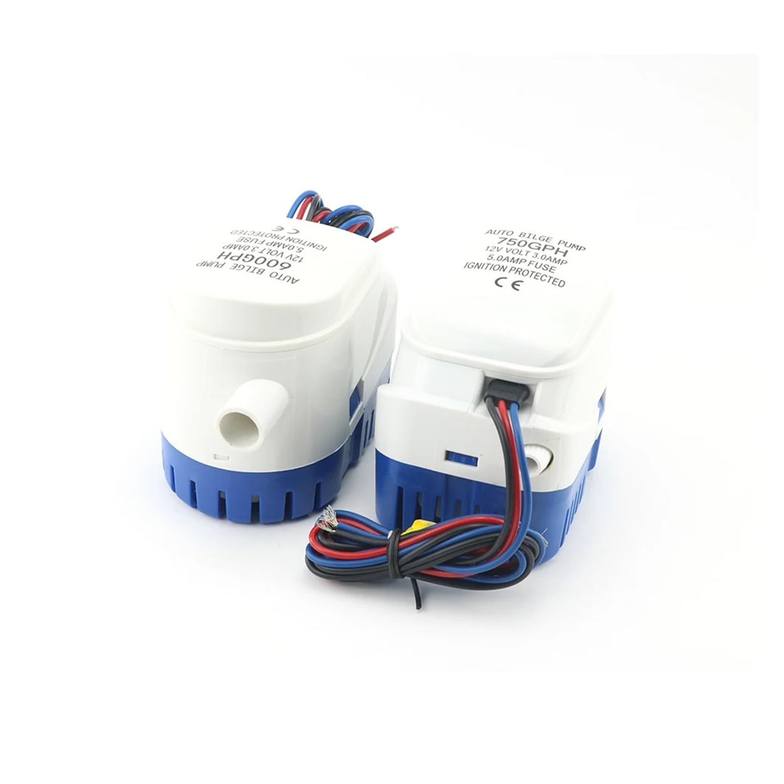 1 pz 12 V DC Automatica Barca Pompa di Sentina Sommergibile Elettrica Pompa Acqua Marina Piccola Auto 6500GPH 750GPH 1100GPH for Casa Galleggiante(1100GPH)