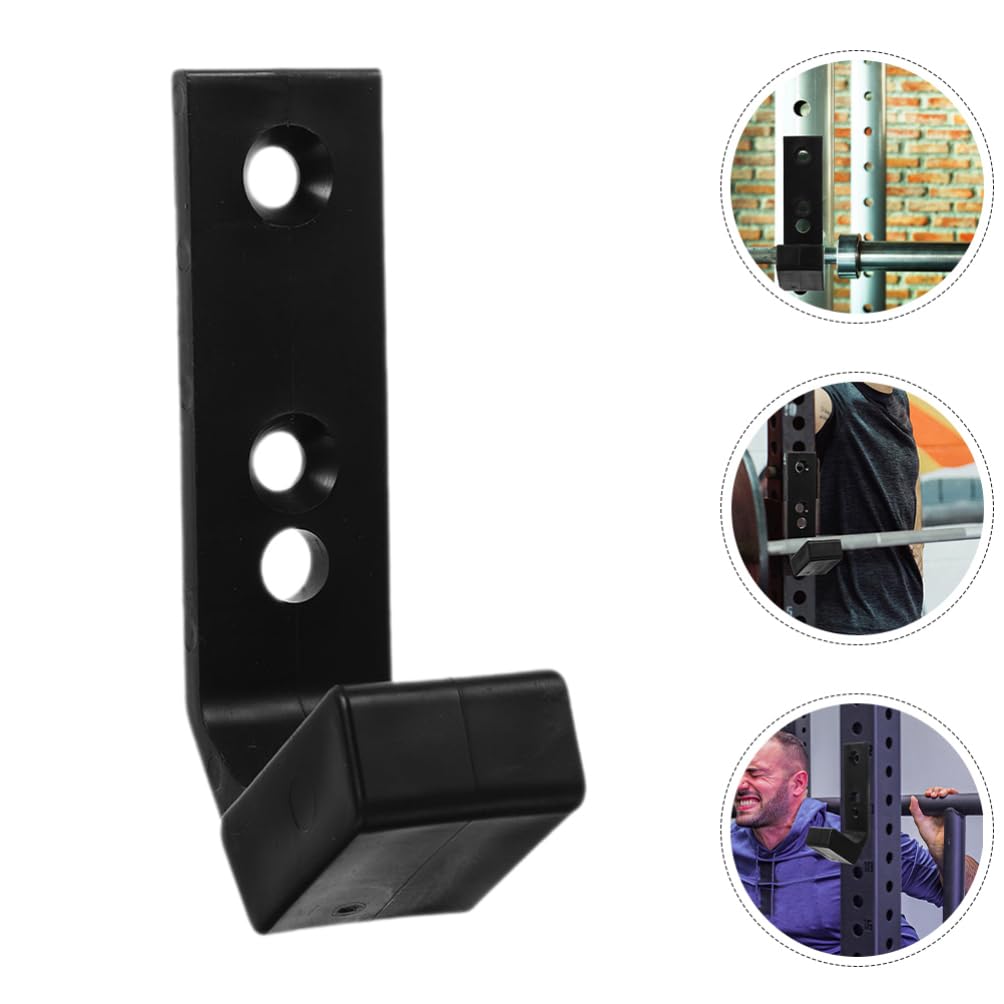 Happyyami 6pezzi Supporto per Bilanciere da Parete per Palestra e Casa Accessori per Sollevamento Pesi Materiale Facile Installazione e Riposto