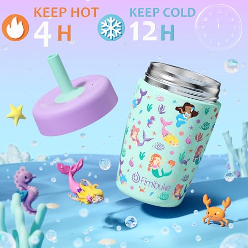 Image of Fimibuke Toddler Cups Spill Proof, 12 OZ Sippy Cup for Toddler Water Bottle