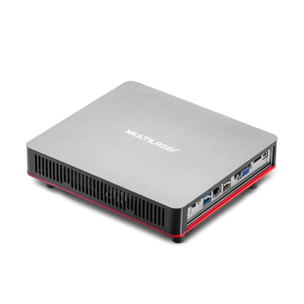 Mini Desktop Urban, com Windows 10 Home, Processador Red Core I3