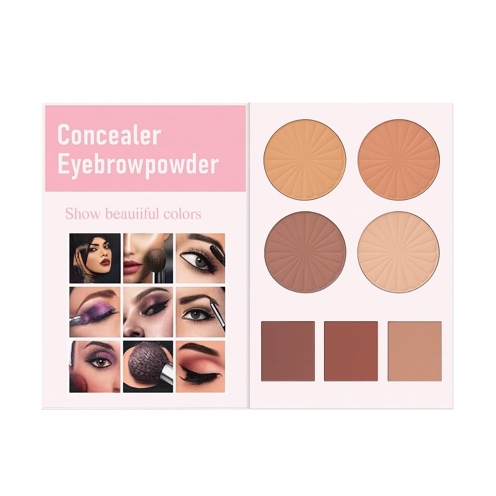 URBANMAC Waterproof All In One Makeup Book Contour Blusher Highlighter Eyeshadow Concealer (Butterfly) 3
