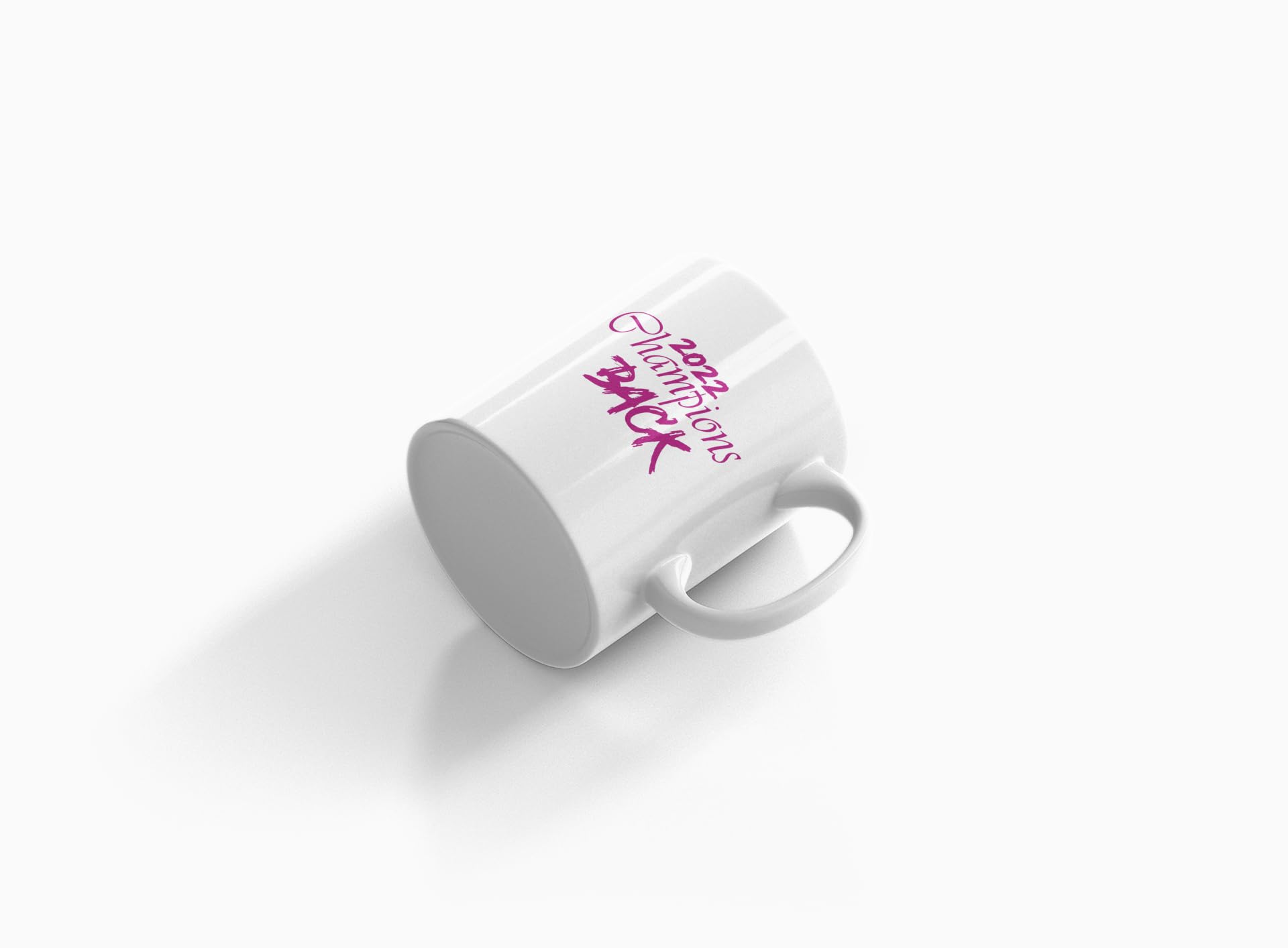 Yellow Orrange 2022 Champions Back Printed Ceramic Coffee Mug 250 Ml 2