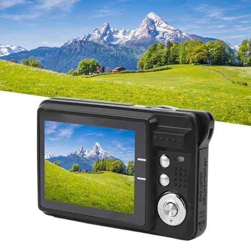 2,7 Zoll TFT Display 4K Digitalkamera, 48 MP, 8-Fach Zoom, Bildstabilisierung, Kompaktkamera für Studenten mit Autofokus, Schönheits- und Mehrfarbfilter