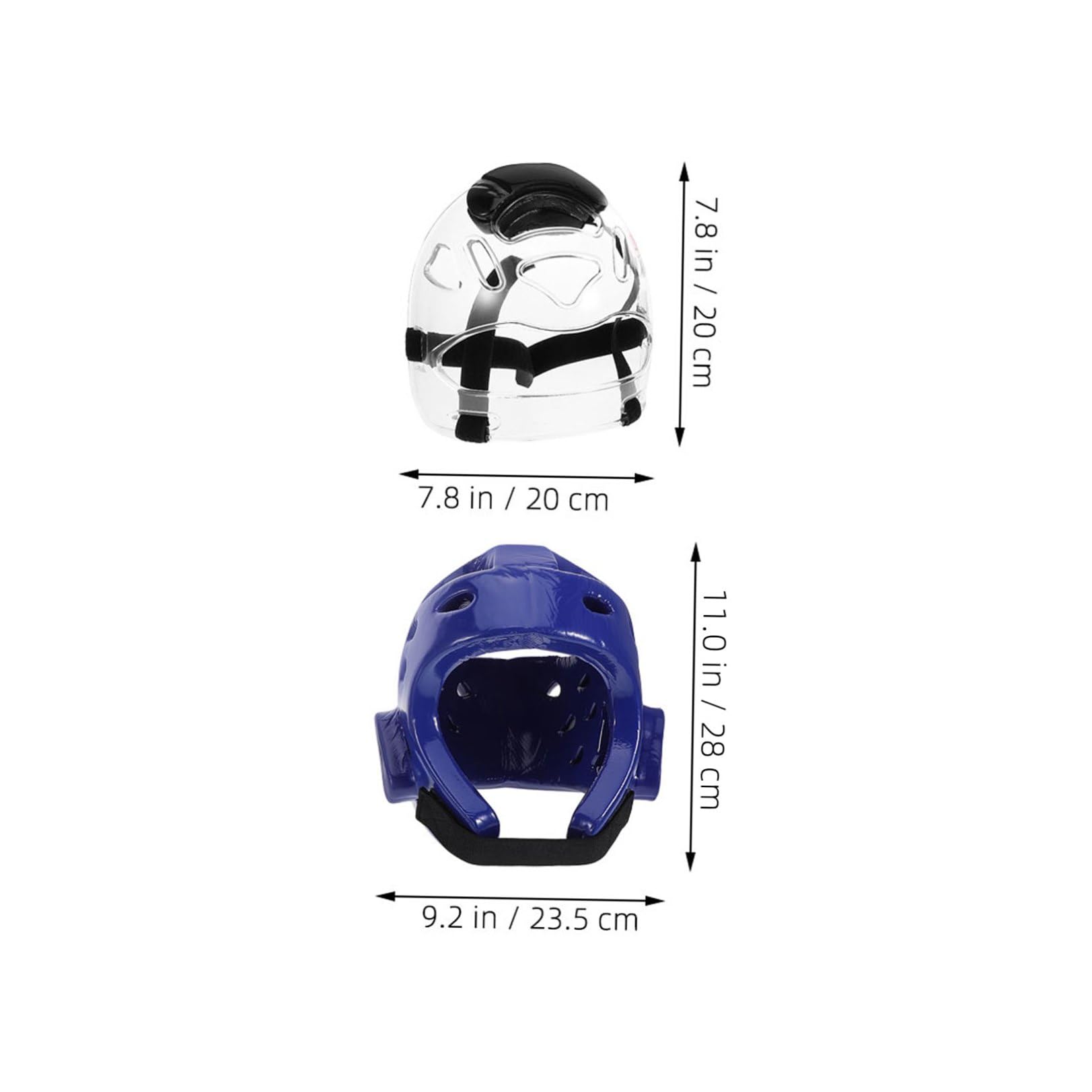 Casco Protettivo per Bambini Taekwondo e Karate Schiuma Traspirante, Costruzione Leggera, Vestibilità Regolabile per Allenamento Arti Marziali