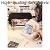ITA Pencil Pouch Anime Display Pen Case Stationery Bag with Clear Insert & Stickers for Teens College Students (Black) - Image 5