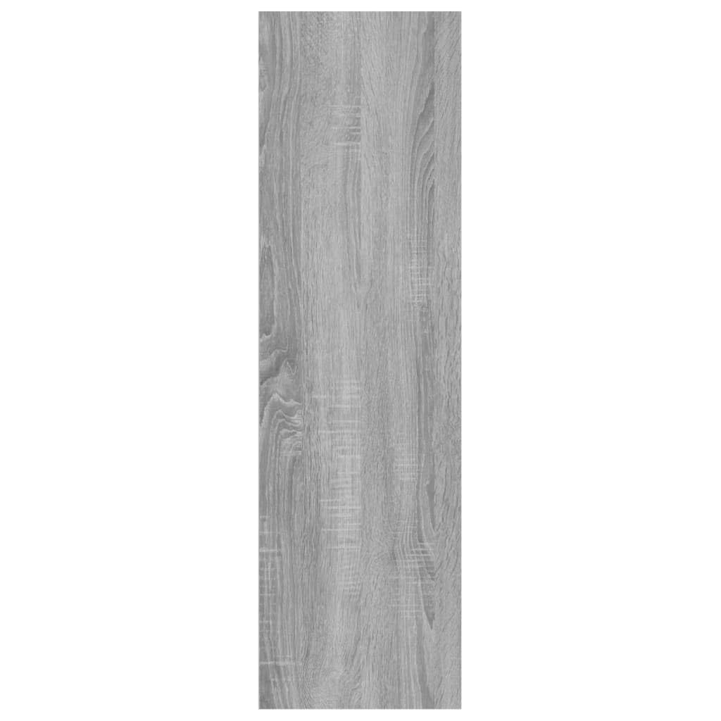 Sonoma - Scaffale per soggiorno, libreria, scaffalatura, divisorio, grigio, 100 x 30 x 103 cm, per libri, soggiorno, studio, ufficio