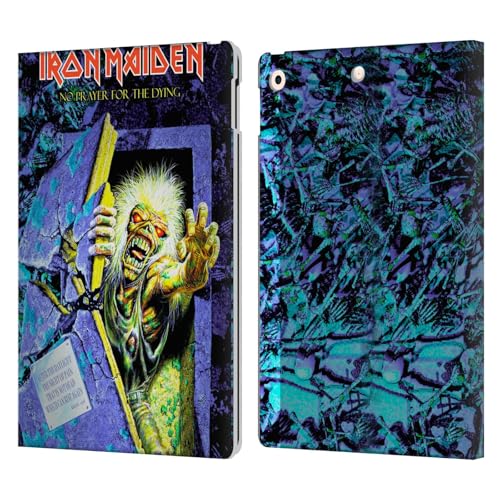 Étui iPad 10.2 Iron Maiden en cuir avec fentes pour cartes