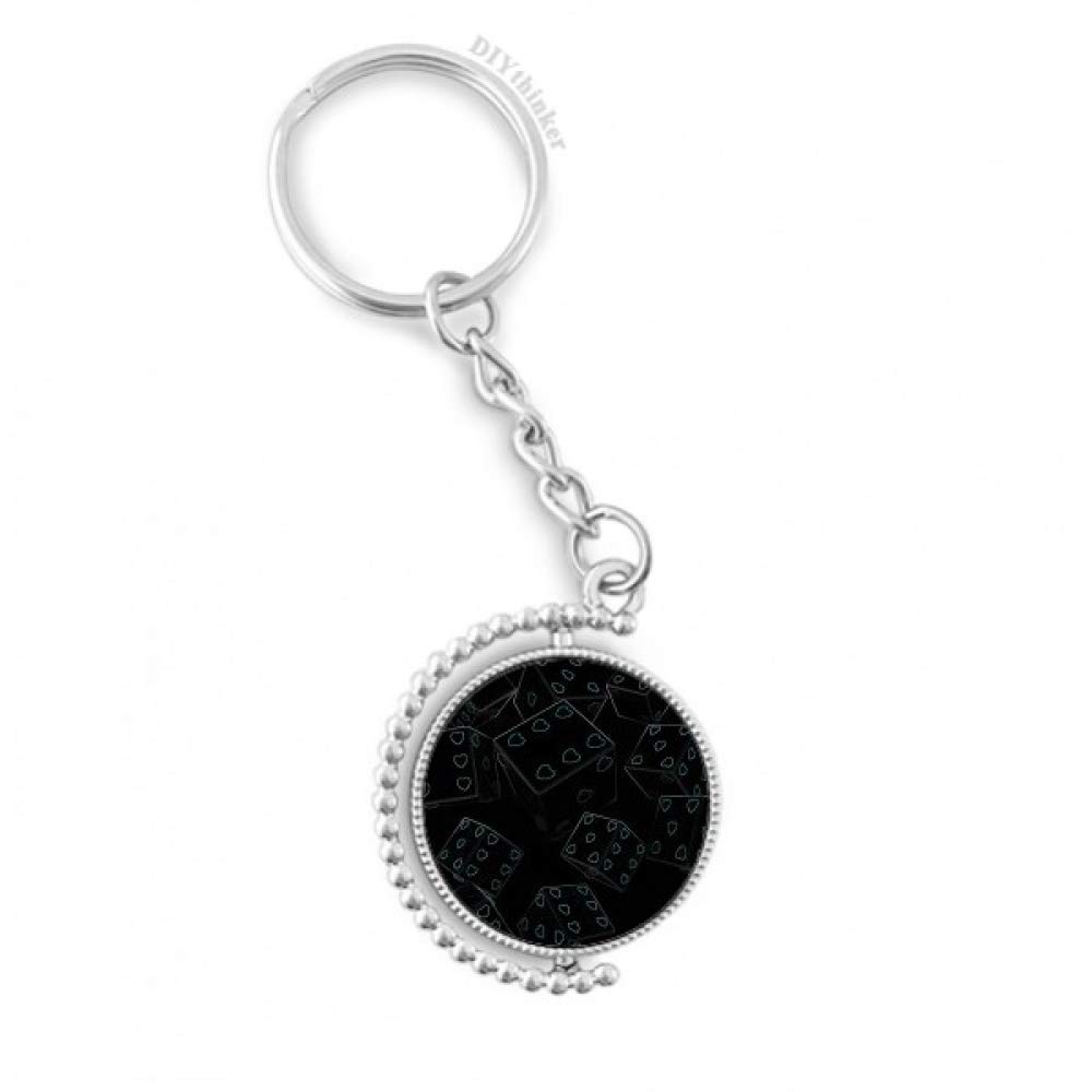 Llavero Pilgrim original con corazón de juego de dados giratorio para regalar a jugadores