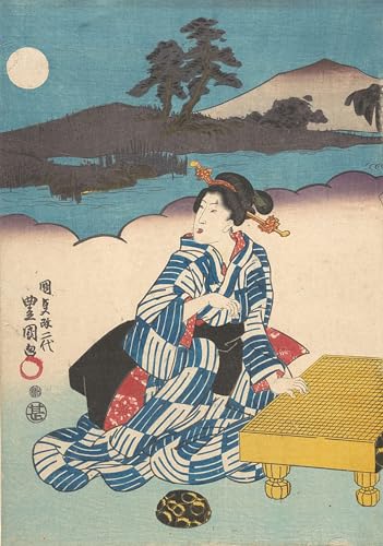 Peinture célèbre Utagawa Kunisada pour décoration salon moderne et épuré