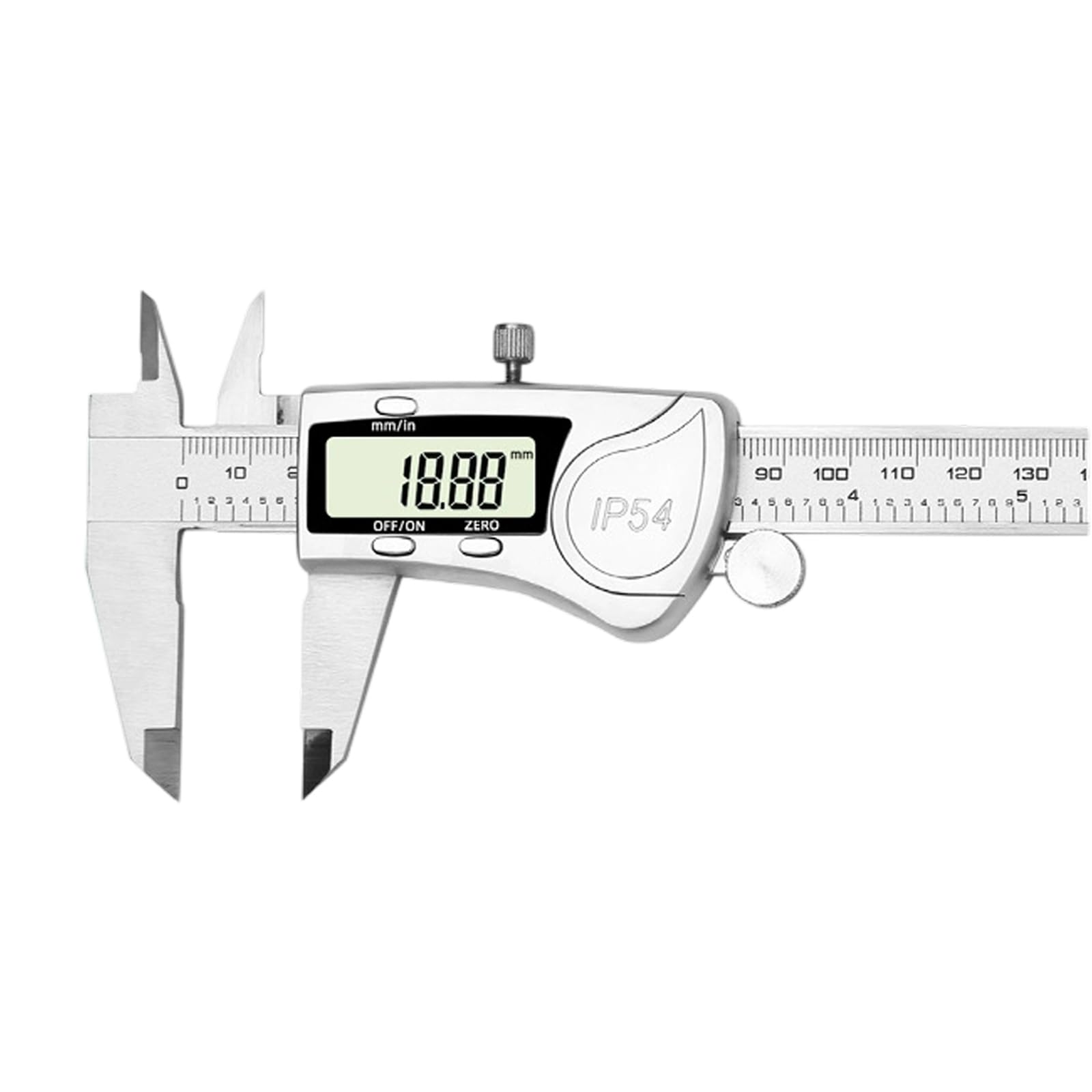 Calibrador digital de 0,01 mm, herramienta de medición de alta precisión, pantalla LCD, cuerpo de acero inoxidable para calibrador digital electrónico profesional
