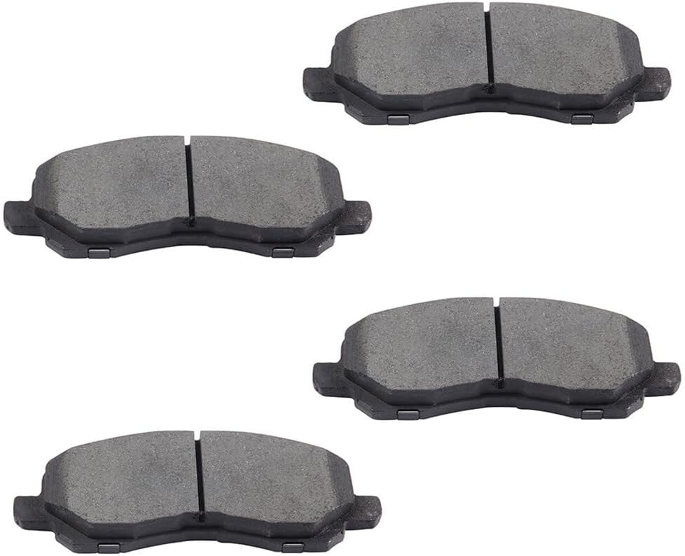 AUTOMUTO Front Brake Pads Kits, 4PCS Ceramic Brake Pads Set D866 For Chrysler, For Dodge, For Jeep, For Mitsubishi