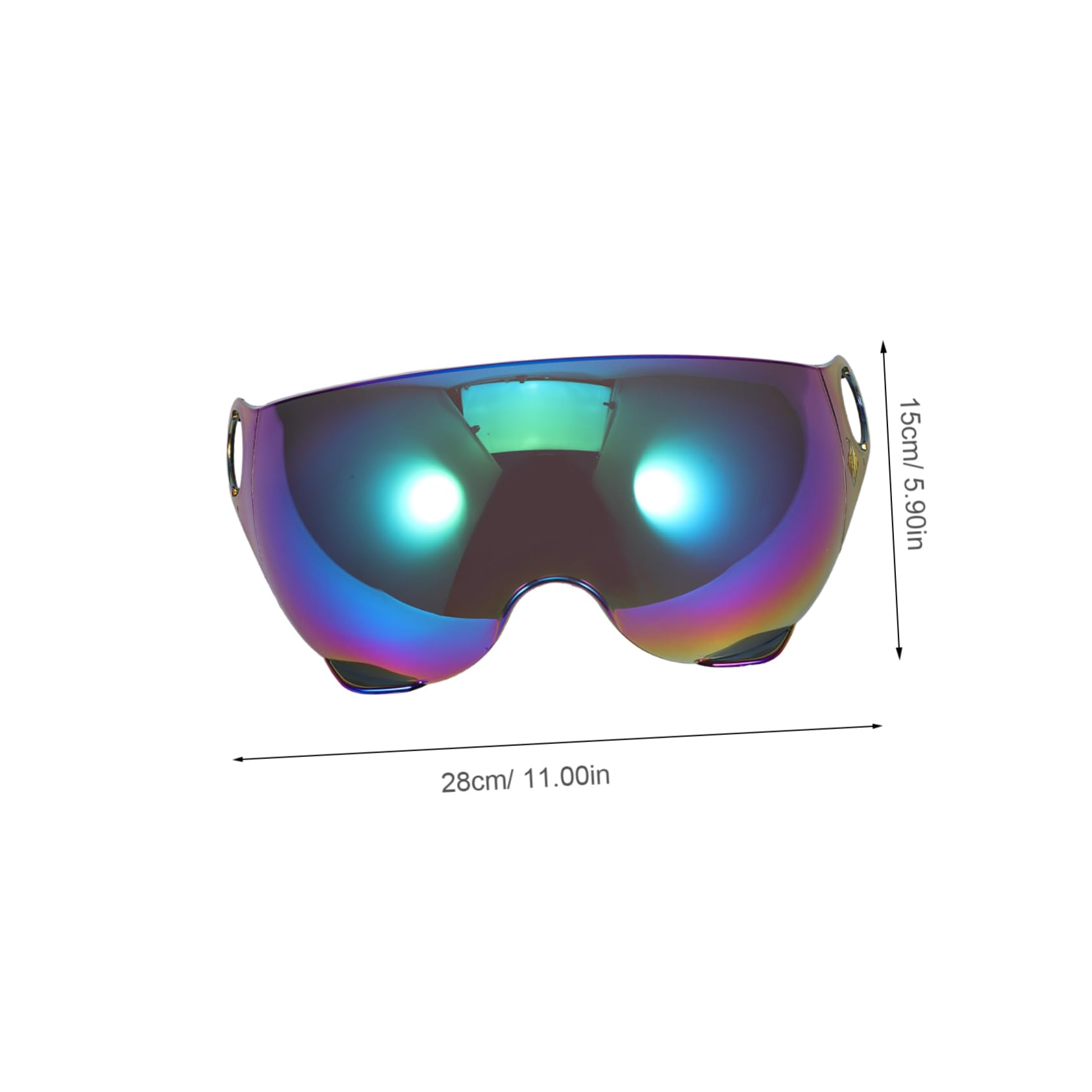 ifundom Cycling Lenses Supply for Motorcycle Visor Replacement for Motorcycle Replacement for Motorcycle Lens for Motorcycle Shield Face Visor PC