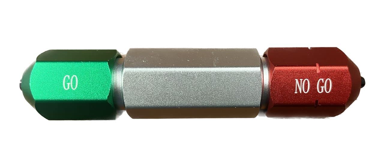 HHIP 4102-0002 Handle for 0.061-0.250" Pin Gage, Aluminum Powder Coated