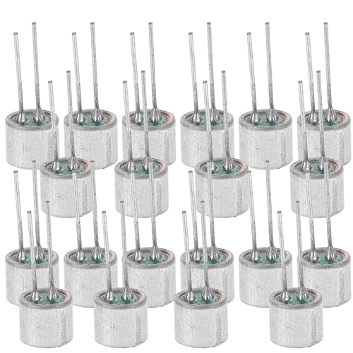 OSALADI Condenser Microphone Pickup with 2-pin Connection 20pcs Set Perfect for Sound Light Control Systems