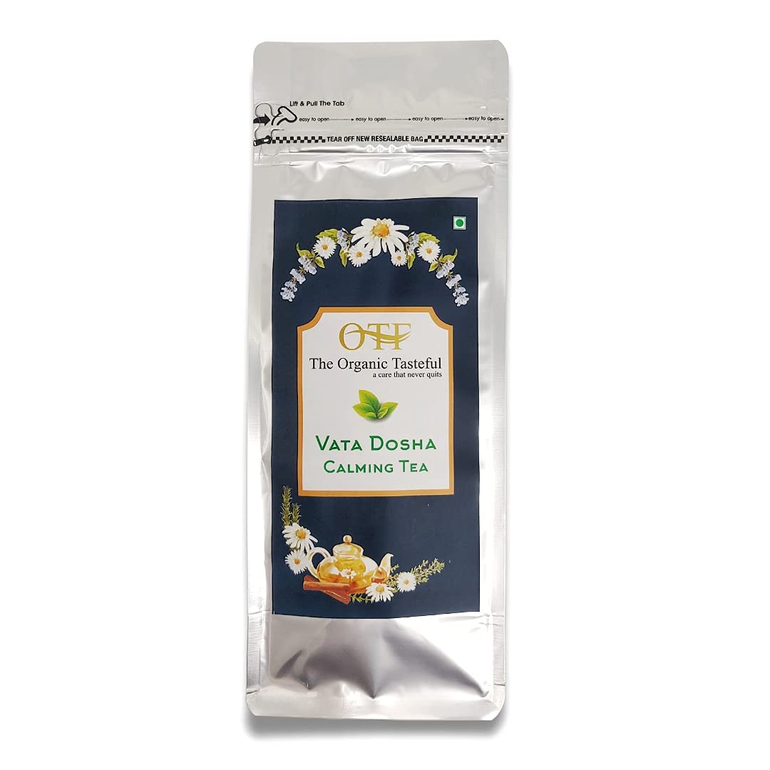 OTF Vata Dosha Calming Tea with Ashwagandha, Turmeric & Cinnamon for Skin Dryness, Bloating, Gas, Anxiety (100 Grams- 50 Cups) (B093BR57FR) Amazon Price History, Amazon Price Tracker