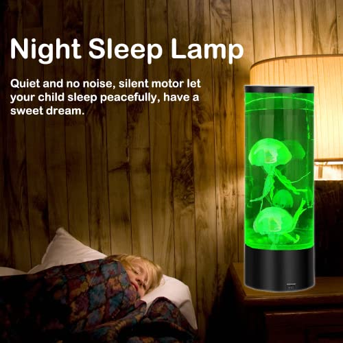 Jellyfish Lava Lamp For Adults Kids, 16 Color Jellyfish Lamps Usb Powered Aquarium Night Lights Table Lamp Jellyfish Mood Light For Home Office Bedroom Sleep Relax Decoration Christmas Gift #TOP3