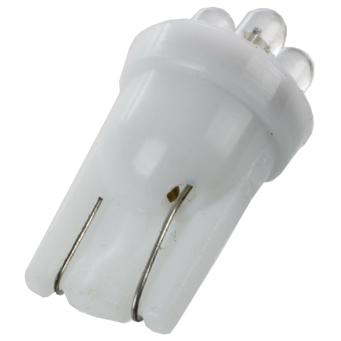 Bloepum 10 X Car White 4 LED T10 168 Bulb Wedge Light Lamp 12V